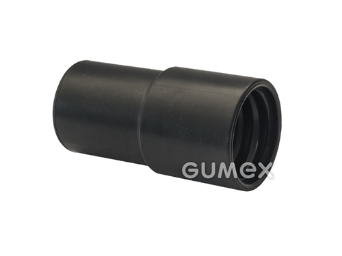 Kunststoff Endstück für Schlauch SUPERFLEX PVC 372, Durchmesser 25mm, PVC, -20°C/+70°C, schwarz, 